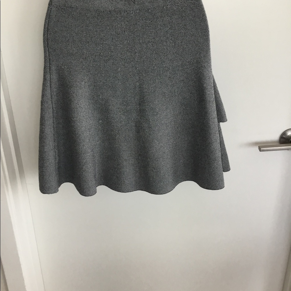 Zara Basic Collection Gray Double Layer Skirt Siz… - image 3